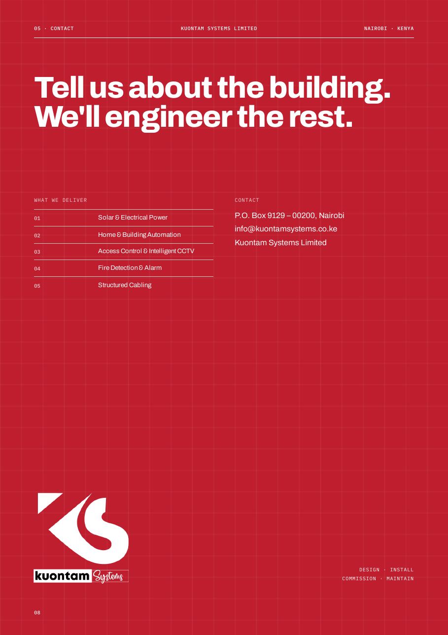 Company profile page 8 of 8